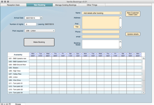More information about "Newbie - Vanilla Booking app"