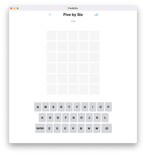 More information about "Five By Six ( Wordle in FileMaker)"